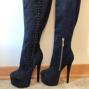 Bebe platform boots